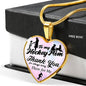 Personalized Thanks Mom Hockey Necklace