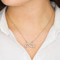 To My Wife Infinity Heart Necklace