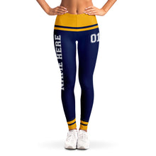 Load image into Gallery viewer, Blue/Yellow Team Leggings