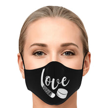 Load image into Gallery viewer, Love Hockey Face Mask