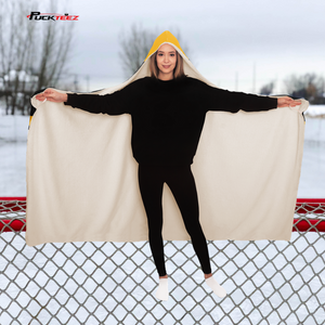 Personalized Hockey Hooded Blanket