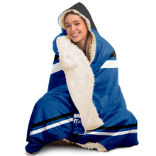 Load image into Gallery viewer, Royal/Black/White Team Blanket