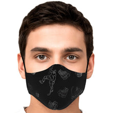 Load image into Gallery viewer, Hockey Symbols Face Mask