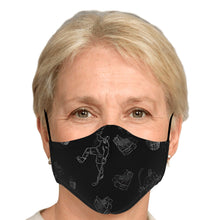 Load image into Gallery viewer, Hockey Symbols Face Mask