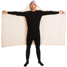 Load image into Gallery viewer, Royal/Black/White Team Blanket