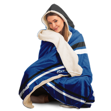 Load image into Gallery viewer, Royal/Black/White Team Blanket