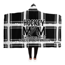 Load image into Gallery viewer, Hockey Mom Black Plaid