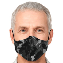Load image into Gallery viewer, Black Camo Face Mask