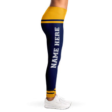 Load image into Gallery viewer, Blue/Yellow Team Leggings
