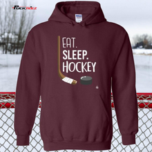Load image into Gallery viewer, Eat Sleep Hockey Hoodie