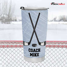Load image into Gallery viewer, Personalized Hockey Jersey Tumbler