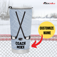 Load image into Gallery viewer, Personalized Hockey Jersey Tumbler