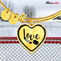 Love Hockey Bangle (Transparent)