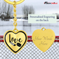Love Hockey Keychain