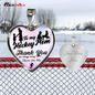Personalized Thanks Mom Hockey Necklace