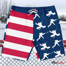 Load image into Gallery viewer, USA Hockey Board Shorts
