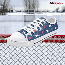 Load image into Gallery viewer, Personalized Hockey Low Tops (size down)