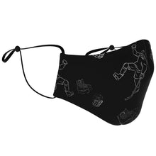 Load image into Gallery viewer, Hockey Symbols Face Mask
