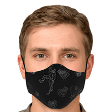 Load image into Gallery viewer, Hockey Symbols Face Mask