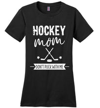 Load image into Gallery viewer, Black Hockey Shirt for the Hockey Mom