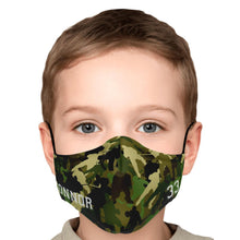 Load image into Gallery viewer, Green Camo Face Mask