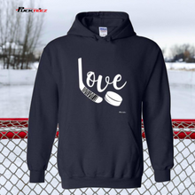 Load image into Gallery viewer, Love Hockey Hoodie