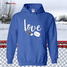 Load image into Gallery viewer, Love Hockey Hoodie