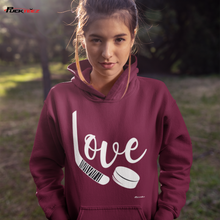 Load image into Gallery viewer, Love Hockey Hoodie