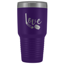 Load image into Gallery viewer, Love Hockey Tumbler