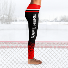 Load image into Gallery viewer, Black/Red/White Leggings