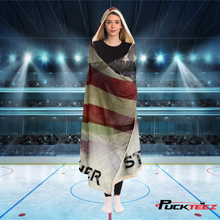 Load image into Gallery viewer, USA Stronger Together Hooded Blanket