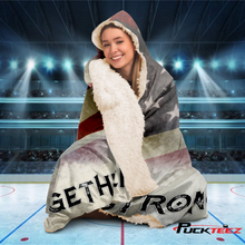 Load image into Gallery viewer, USA Stronger Together Hooded Blanket