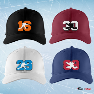 Personalized Hockey Number Hat