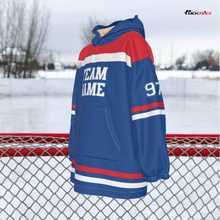 Load image into Gallery viewer, Personalized Hockey Oversized Hoodie
