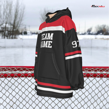 Load image into Gallery viewer, Personalized Hockey Oversized Hoodie
