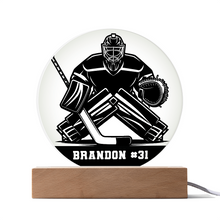 Load image into Gallery viewer, Personalized Hockey Goalie Plaque
