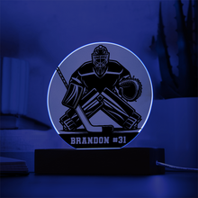 Load image into Gallery viewer, Personalized Hockey Goalie Plaque
