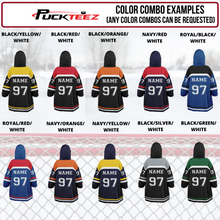 Load image into Gallery viewer, Personalized Hockey Oversized Hoodie
