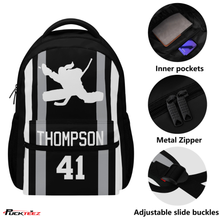 Load image into Gallery viewer, Personalized Hockey Team Backpack
