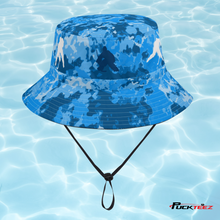 Load image into Gallery viewer, Blue Wave Bucket Hat - Goalie
