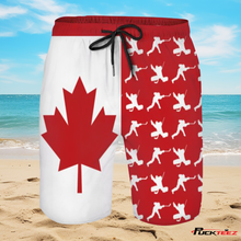 Load image into Gallery viewer, Canada Hockey Swim Trunks
