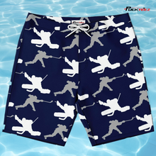 Load image into Gallery viewer, Hockey Sniper Board Shorts - Navy
