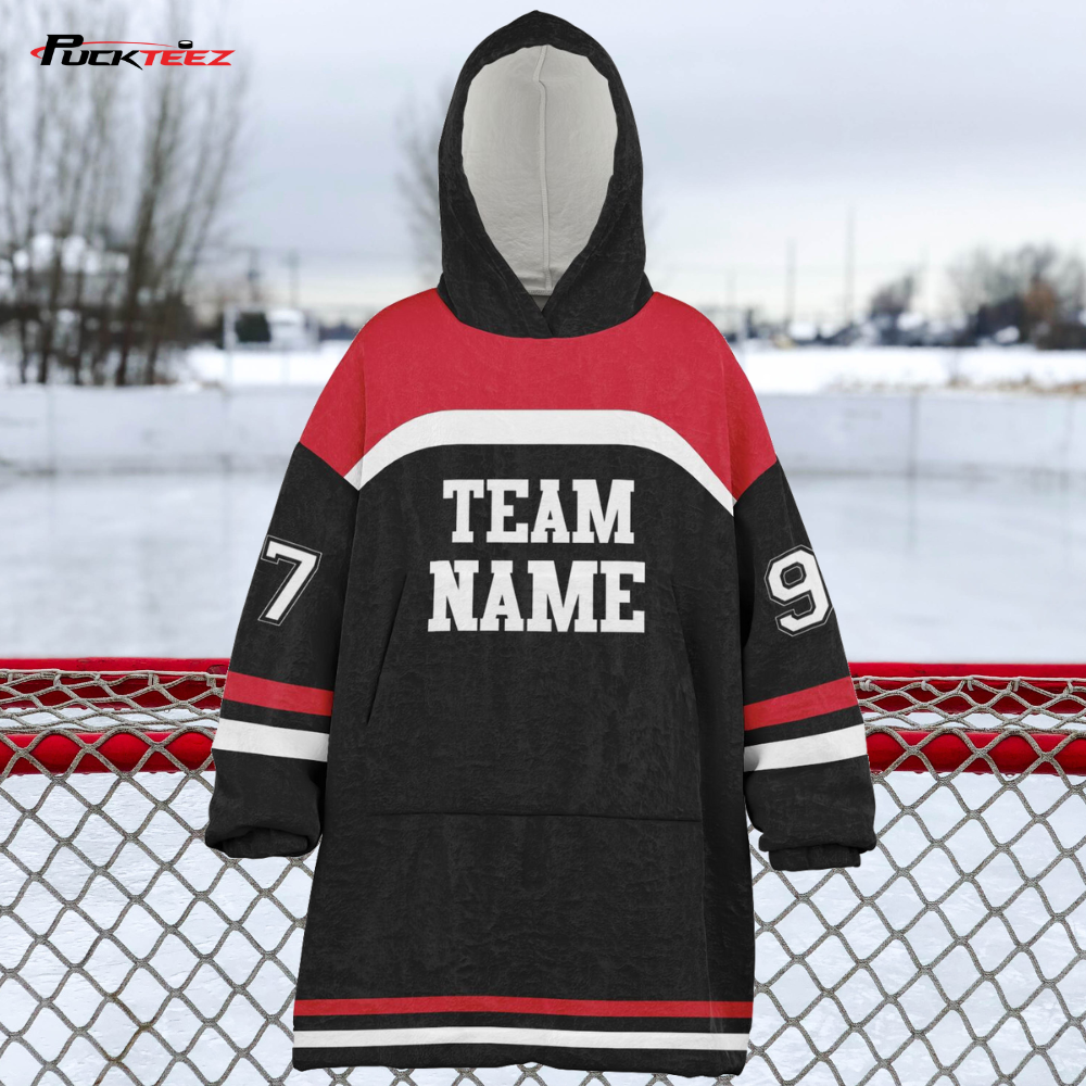 Hockey jersey hoodie custom sales