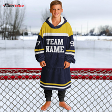 Load image into Gallery viewer, Personalized Hockey Oversized Hoodie
