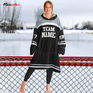 Personalized Hockey Oversized Hoodie
