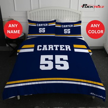Load image into Gallery viewer, Personalized Hockey Team Bedding
