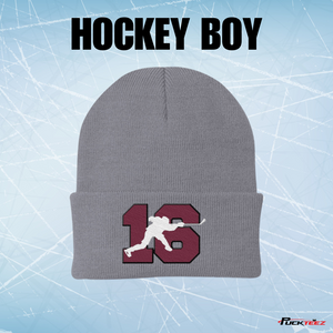 Personalized Hockey Number Beanie/Winter Hat