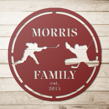 Load image into Gallery viewer, morrisnew_Red_Simple_Wood_BKGD_Mockup.png
