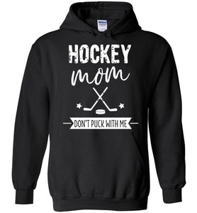 Black Hockey Hoodie for the Hockey Mom