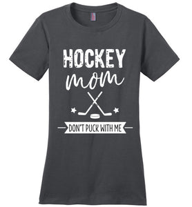 Grey Hockey shirt for the Hockey Mom